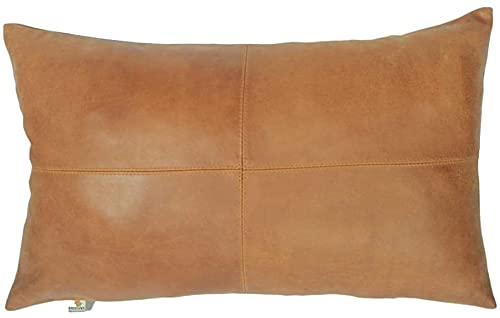 Lambskin Leather Throw Pillow Cover