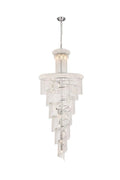 Elegant Lighting Spiral 72-Inch High 28-Light Chandelier