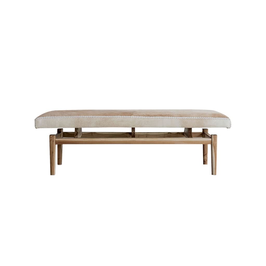 Flannel Bed End Ottoman Bench