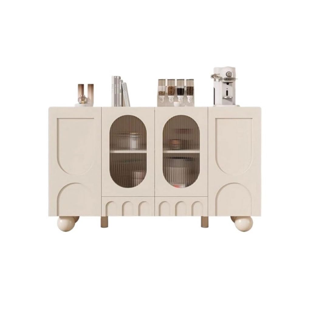 Modern Cream Sideboard Storage Cabinet
