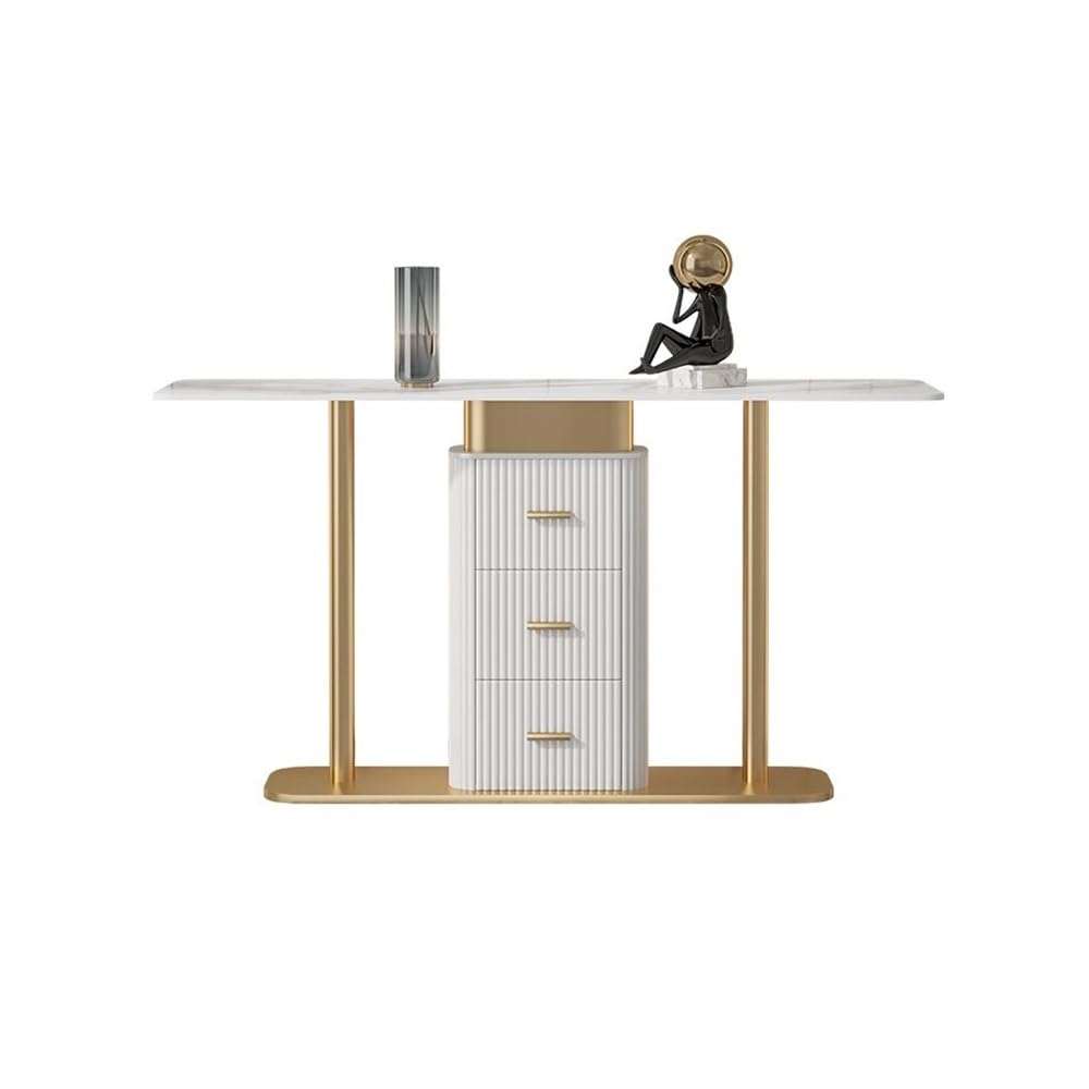 Narrow Entryway Console Table with Drawers