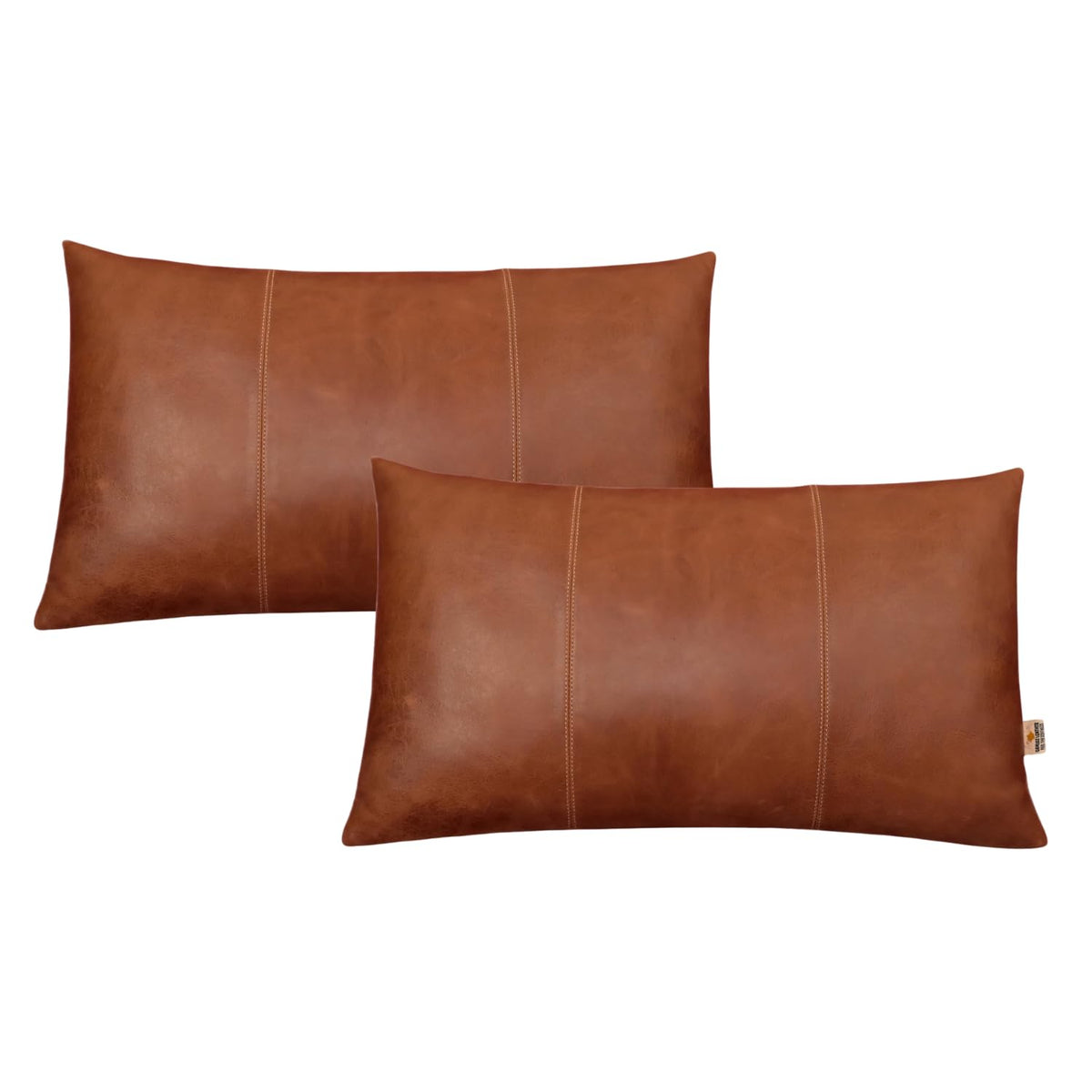 Lambskin Leather Throw Pillow Cover