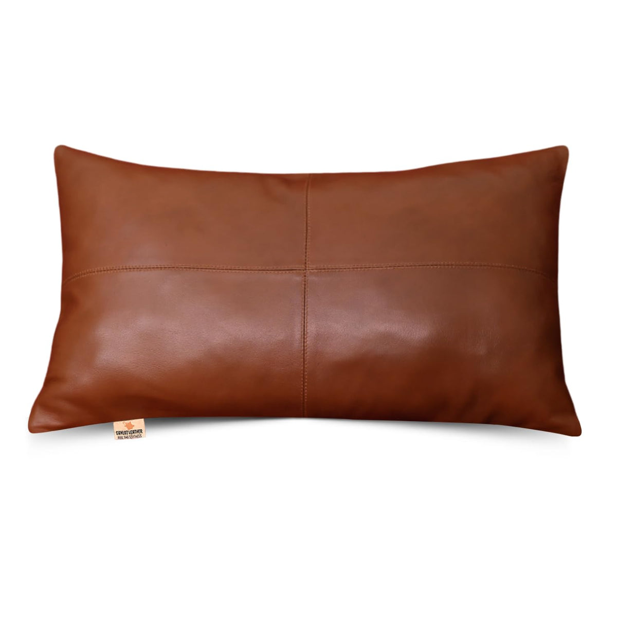 Lambskin Leather Throw Pillow Cover