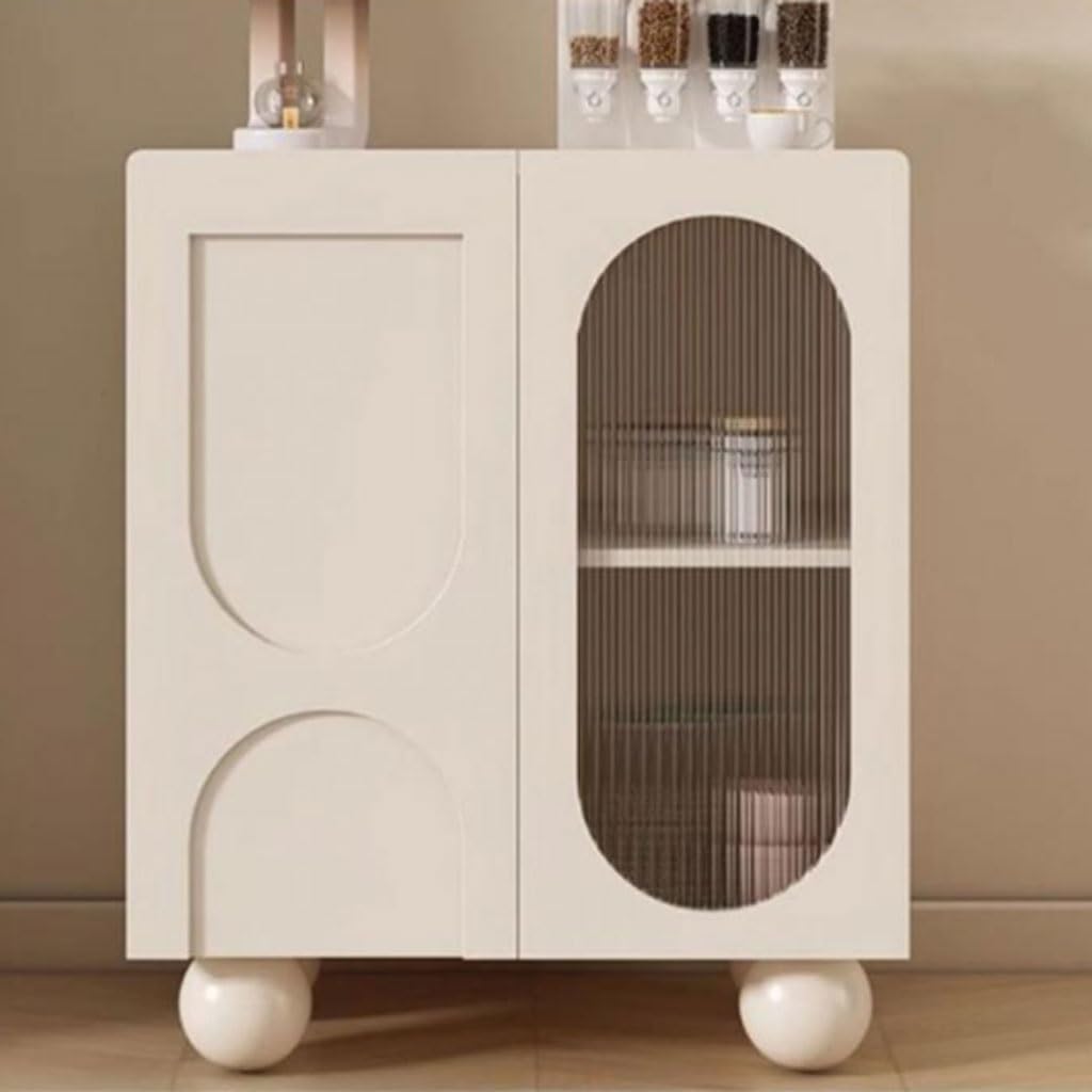 Modern Cream Sideboard Storage Cabinet