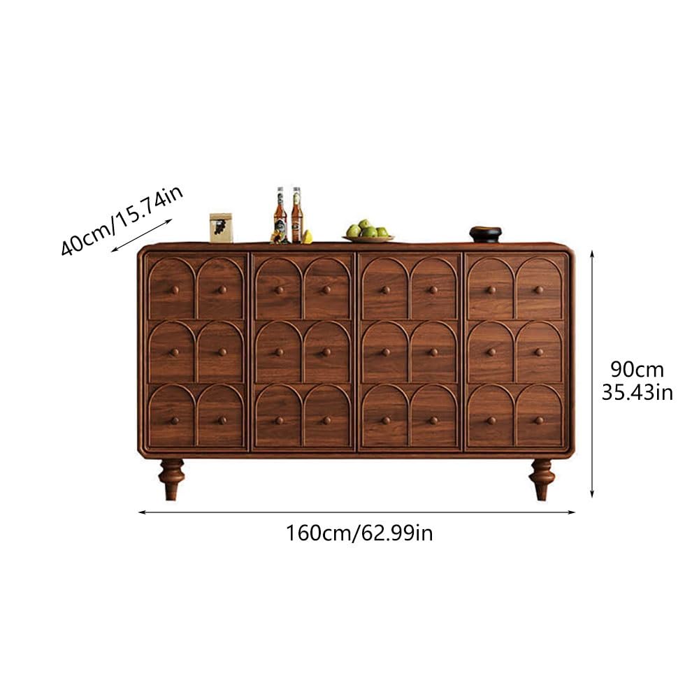 Solid Wood Sideboard Storage Cabinet