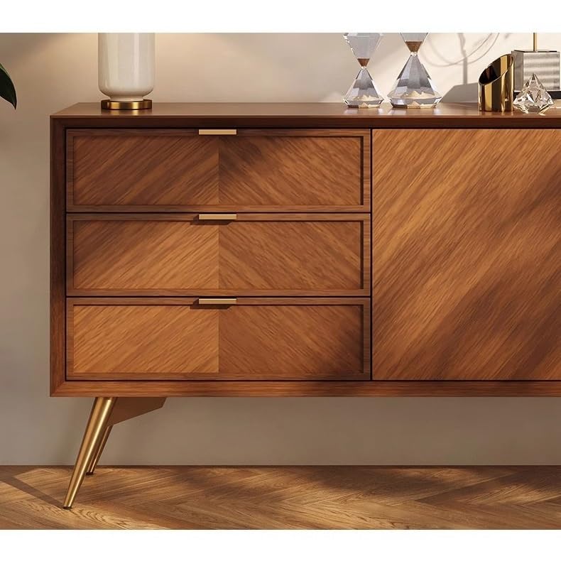 Solid Wood Pantry Storage Cabinet