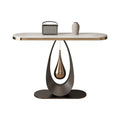 Narrow Marble Wall-Mounted Console Table