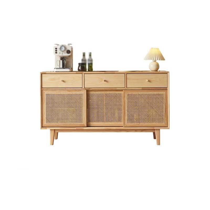 Wabi-Sabi Wood Sideboard Cabinet