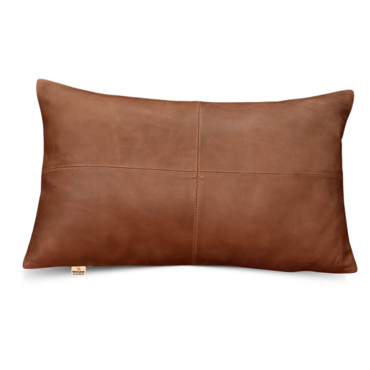 Lambskin Leather Throw Pillow Cover
