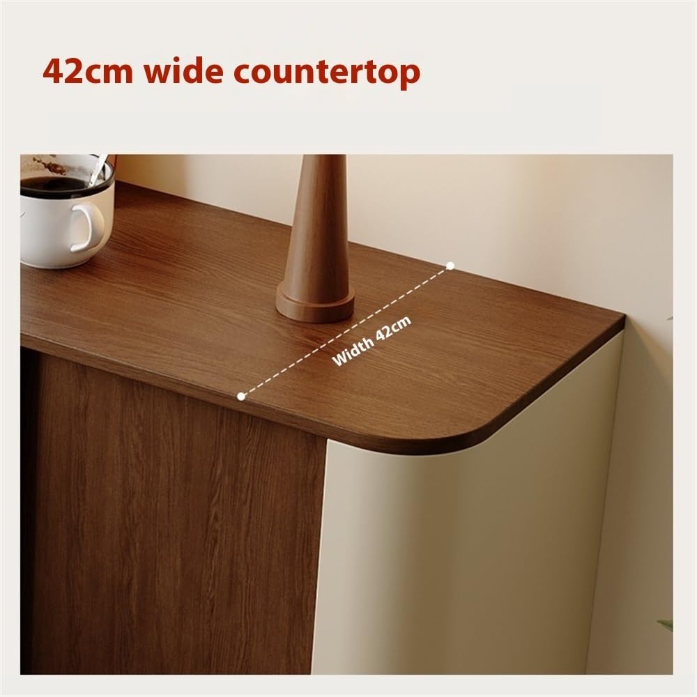 Handle-Free Buffet Storage Cabinet with Drawers