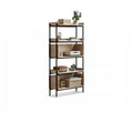 Solid Wood & Metal Display Bookshelf