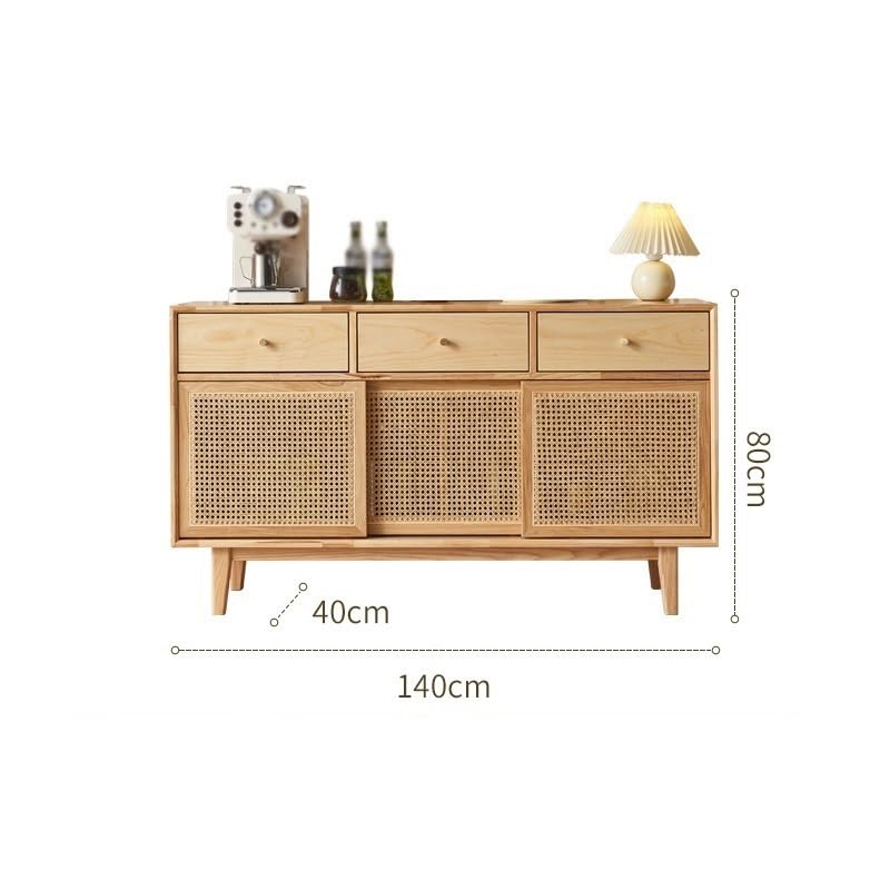 Wabi-Sabi Wood Sideboard Cabinet