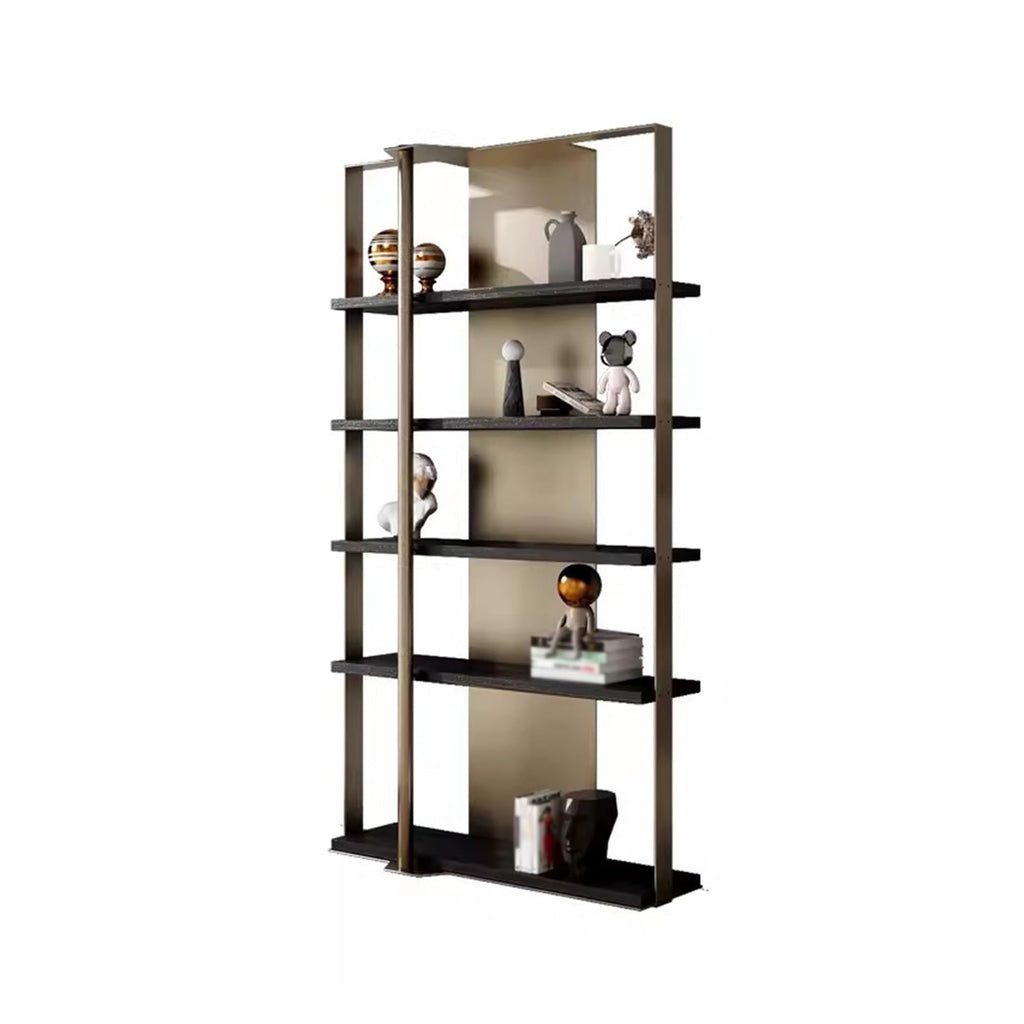 Minimalist Stainless Steel Display Bookshelf