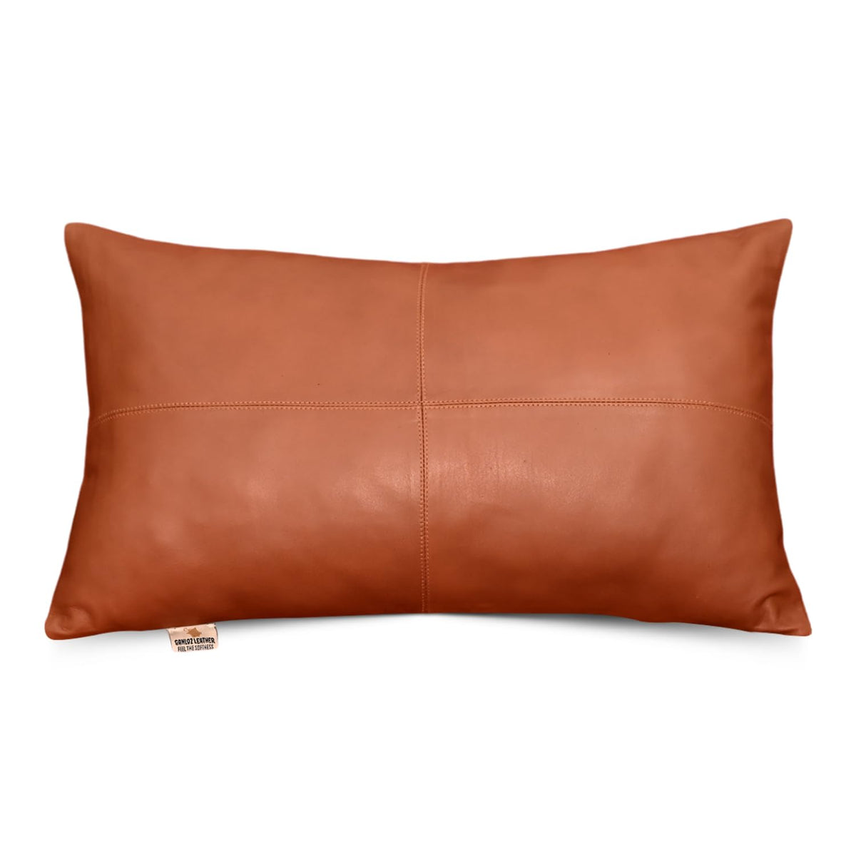 Lambskin Leather Throw Pillow Cover