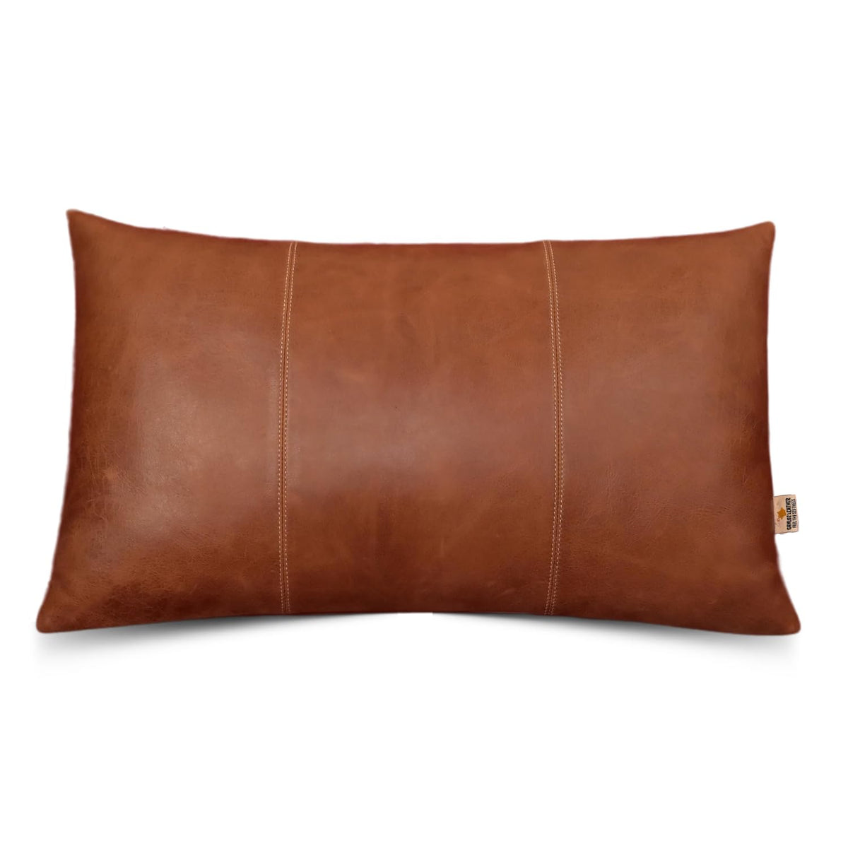 Lambskin Leather Throw Pillow Cover