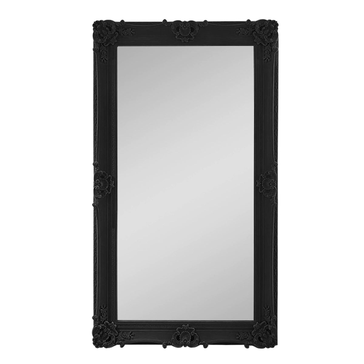Rectangular Wood Framed Wall Mirror