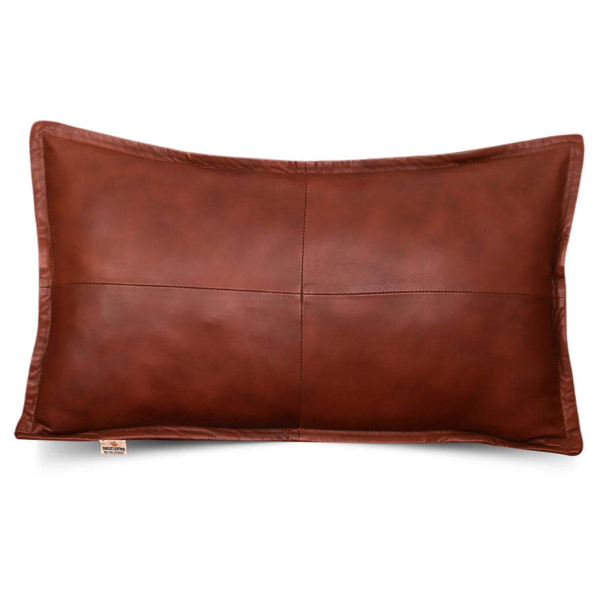 Lambskin Leather Throw Pillow Cover