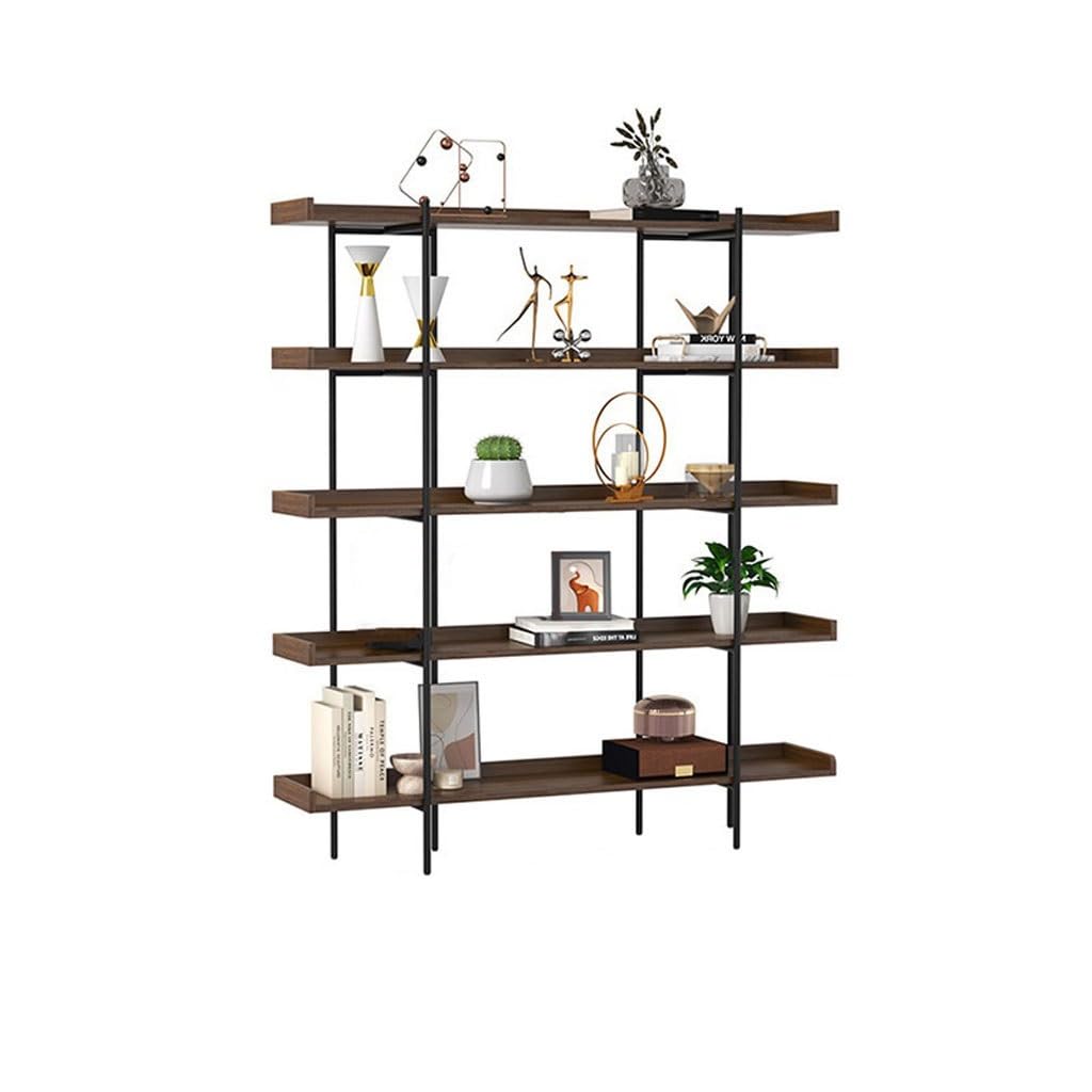 Retro Metal Multi-Tier Display Bookshelf