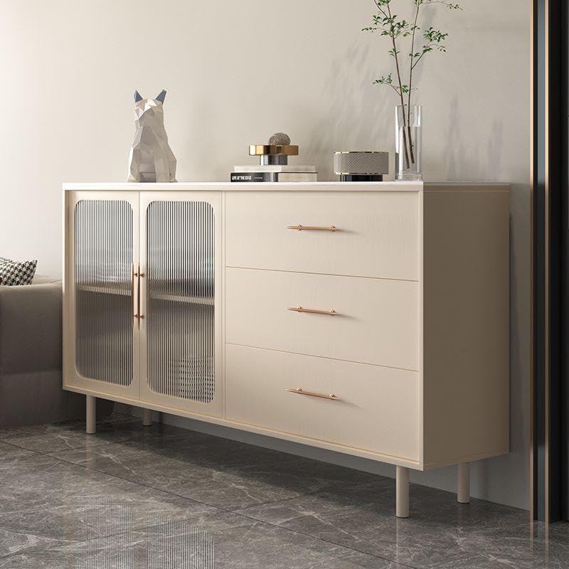 Solid Wood Buffet Storage Cabinet