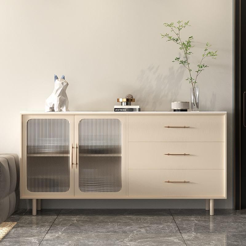 Solid Wood Buffet Storage Cabinet