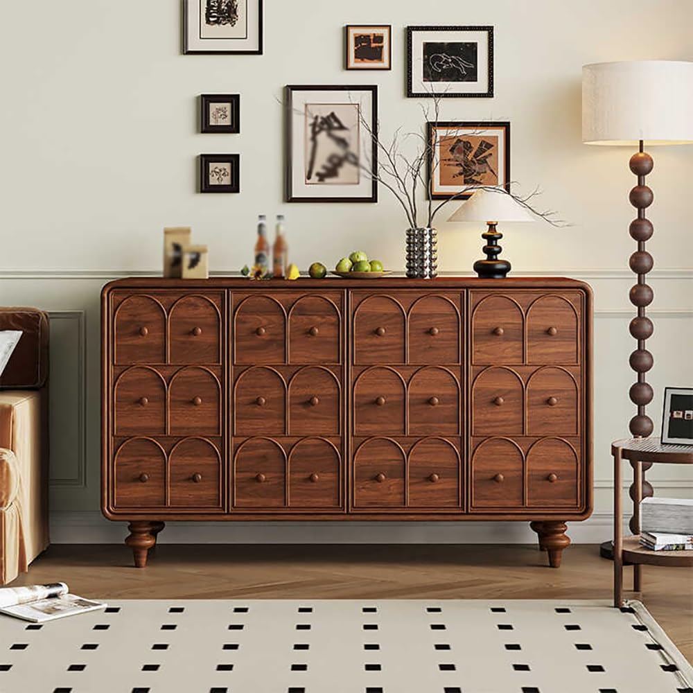 Solid Wood Sideboard Storage Cabinet