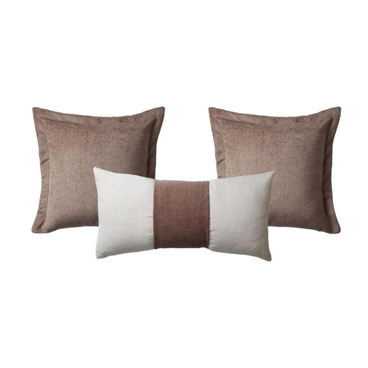 Woven Jacquard Throw Pillow Cover Set