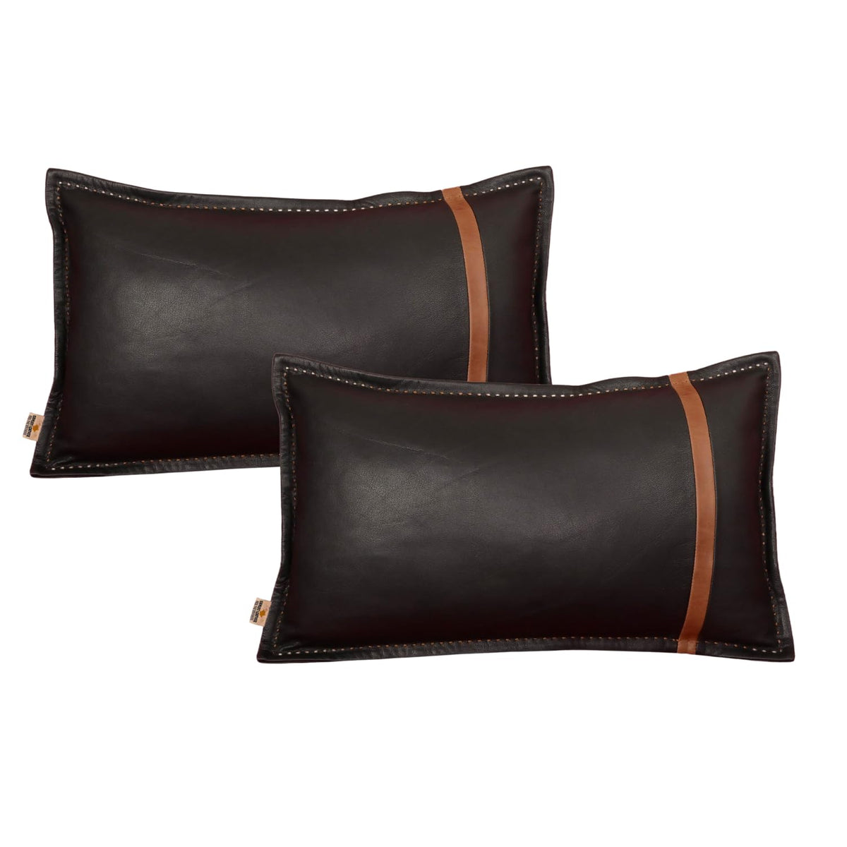 Lambskin Leather Throw Pillow Cover