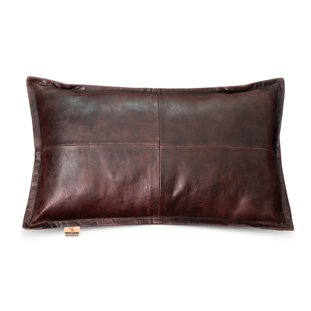 Lambskin Leather Throw Pillow Cover