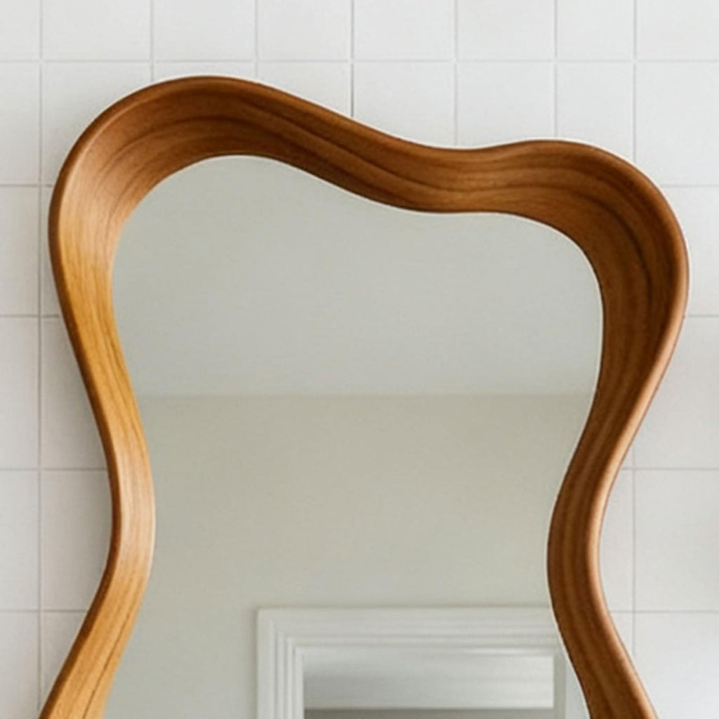 Modern Irregular Wavy Wall Mirror