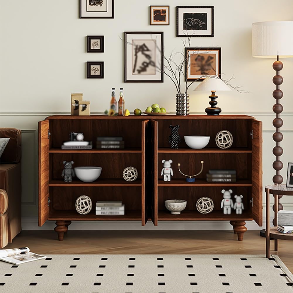 Solid Wood Sideboard Storage Cabinet