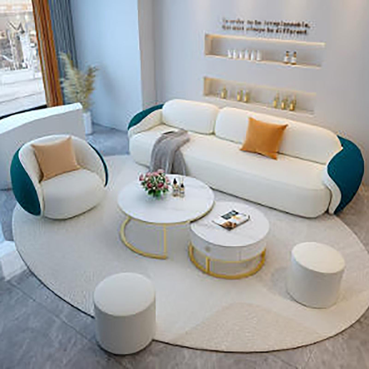 Leather Reclining Sofa & Loveseat Set