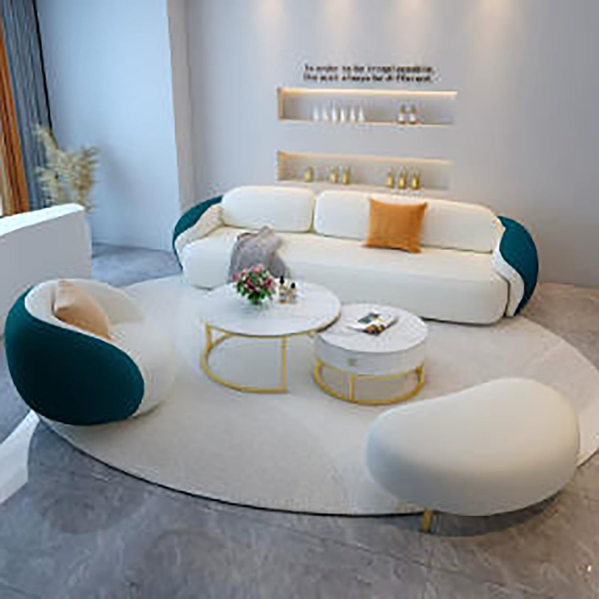 Leather Reclining Sofa & Loveseat Set