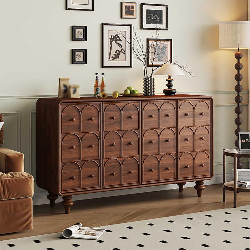 Solid Wood Sideboard Storage Cabinet