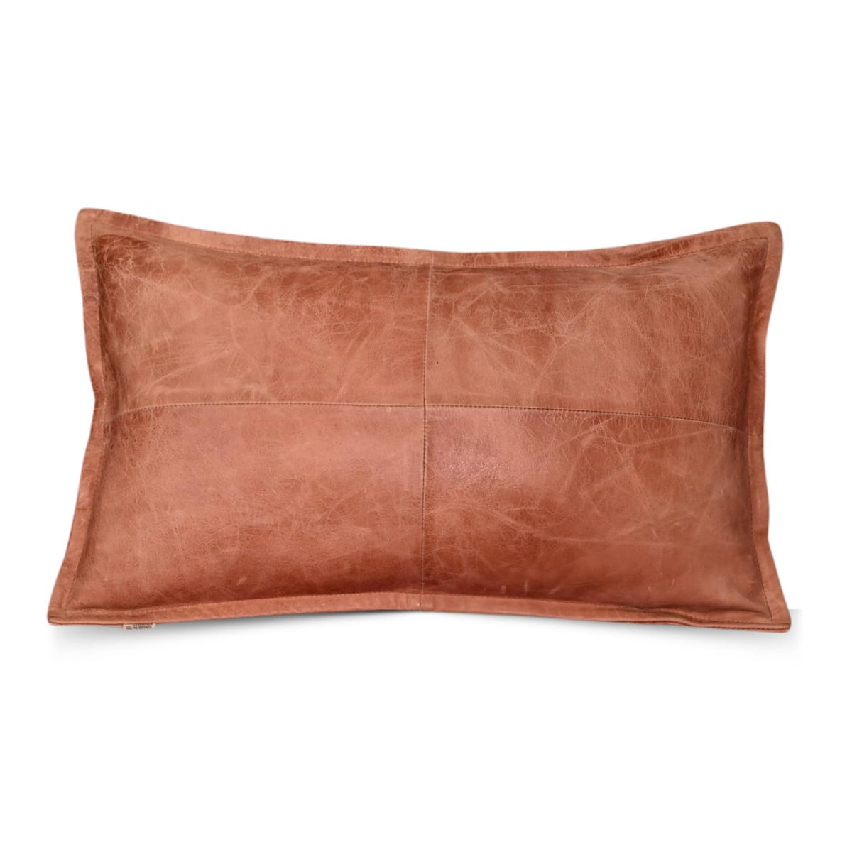 Lambskin Leather Throw Pillow Cover