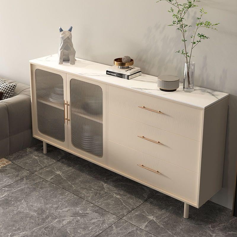 Solid Wood Buffet Storage Cabinet