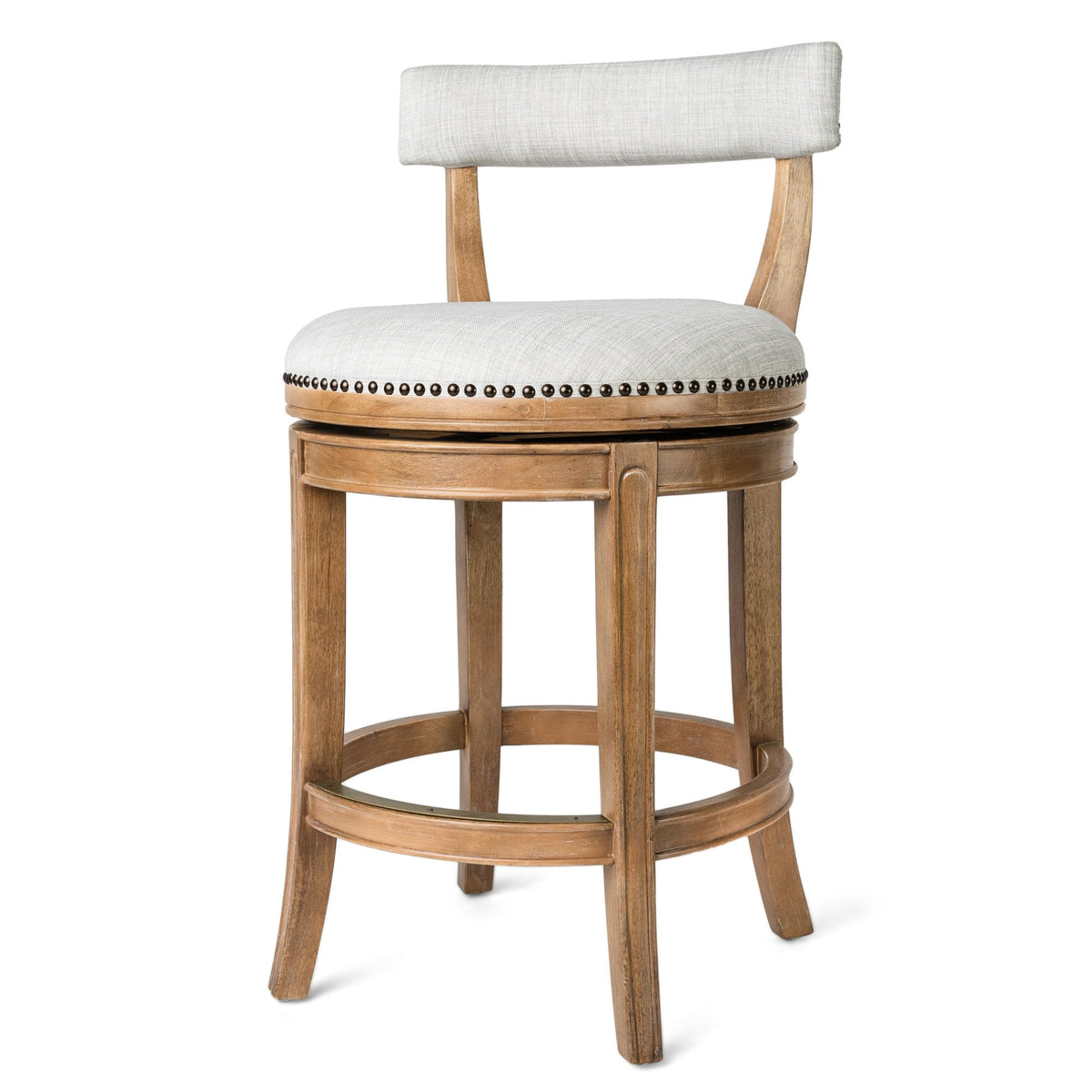 Maven Lane Alexander Counter Stool, Brown, 26"