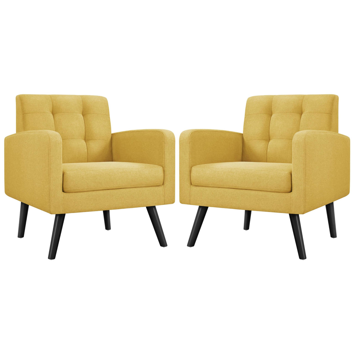 Mid-Century Tufted Accent Chair