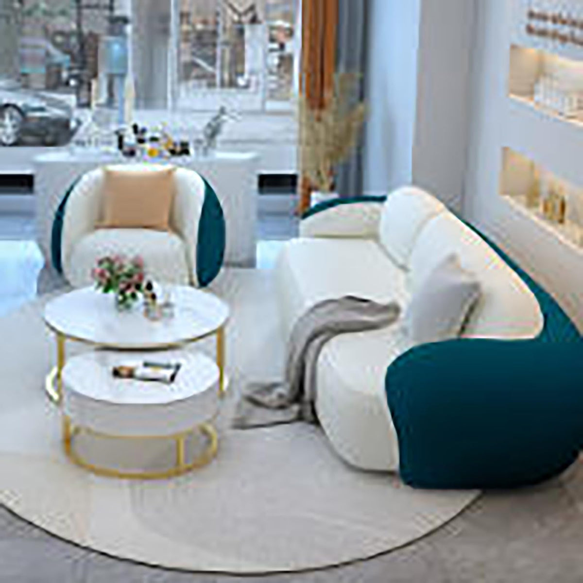 Leather Reclining Sofa & Loveseat Set