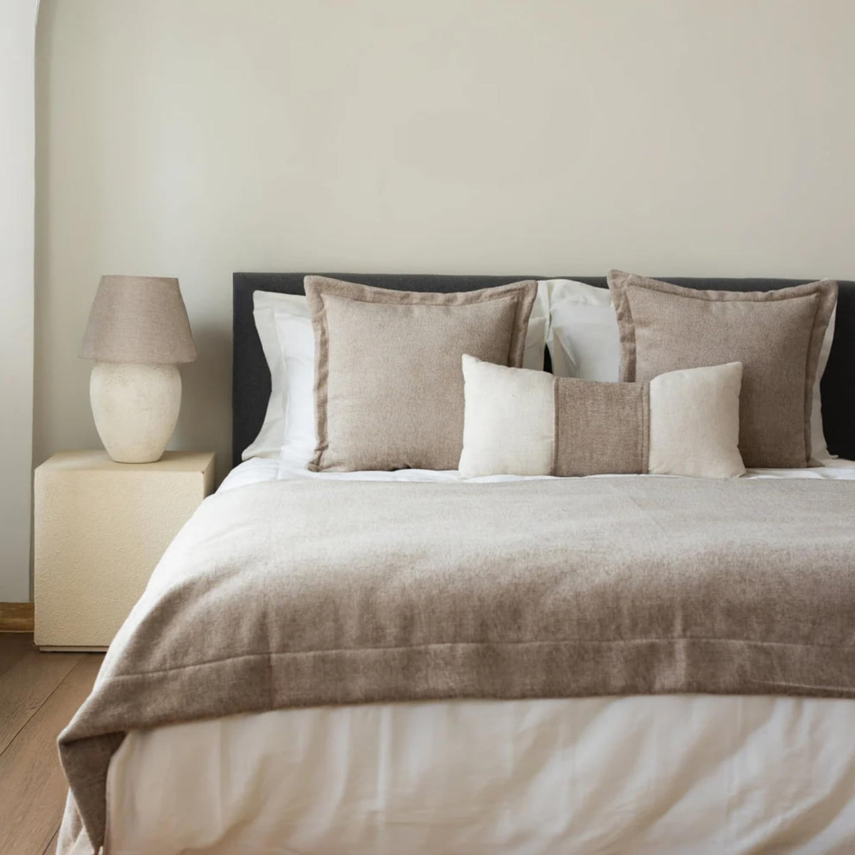 Jacquard Pillow Covers & Bed Runner Set