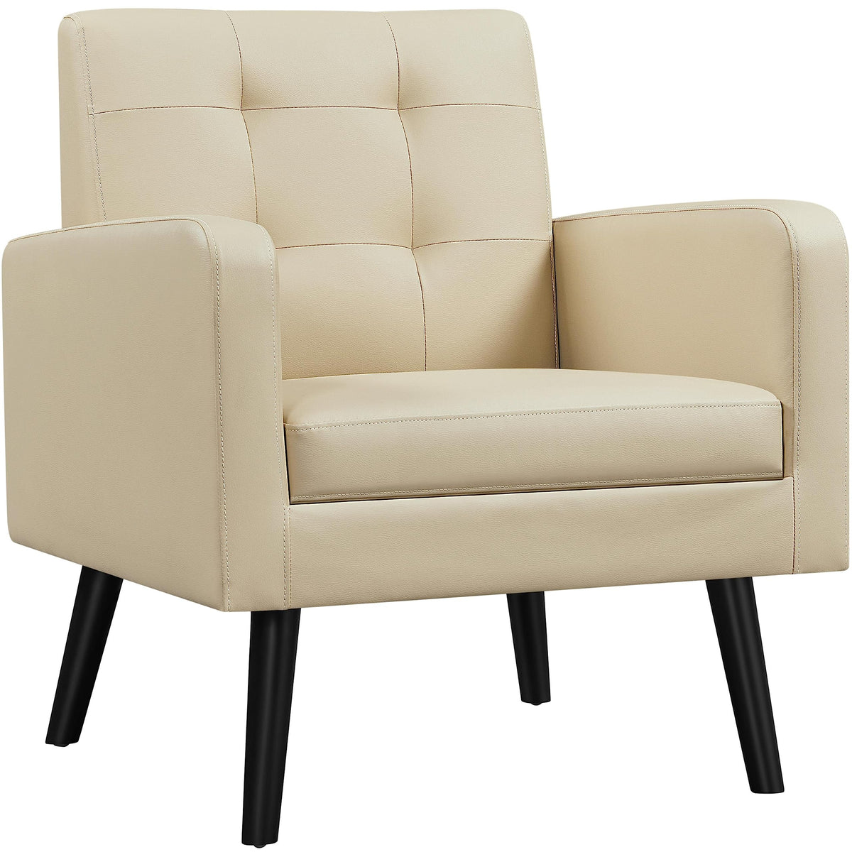 Mid-Century Tufted Accent Chair