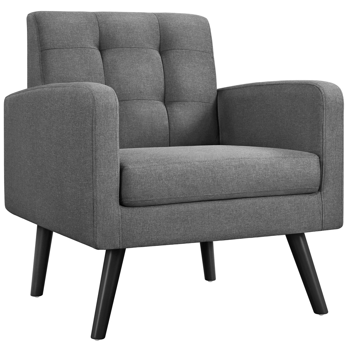 Mid-Century Tufted Accent Chair